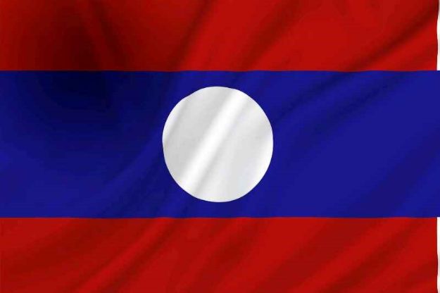 Vlag Laos - 100x150cm Spun-Poly